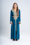 Caftan bleu canard — Jasmine