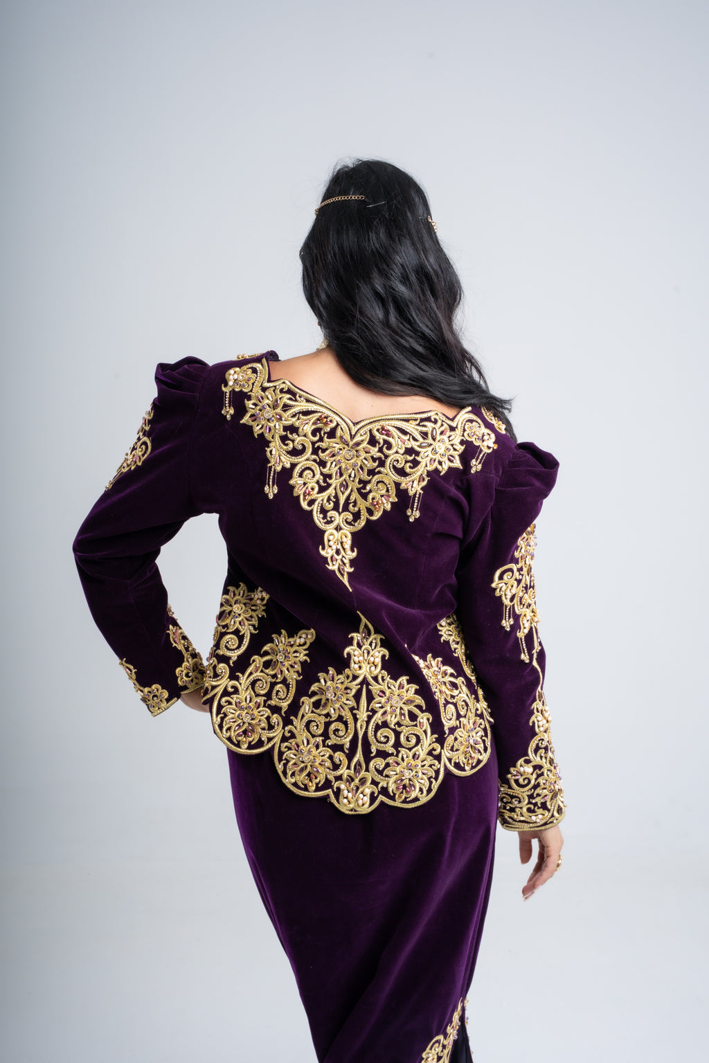 Karakou en velours violet — Fella