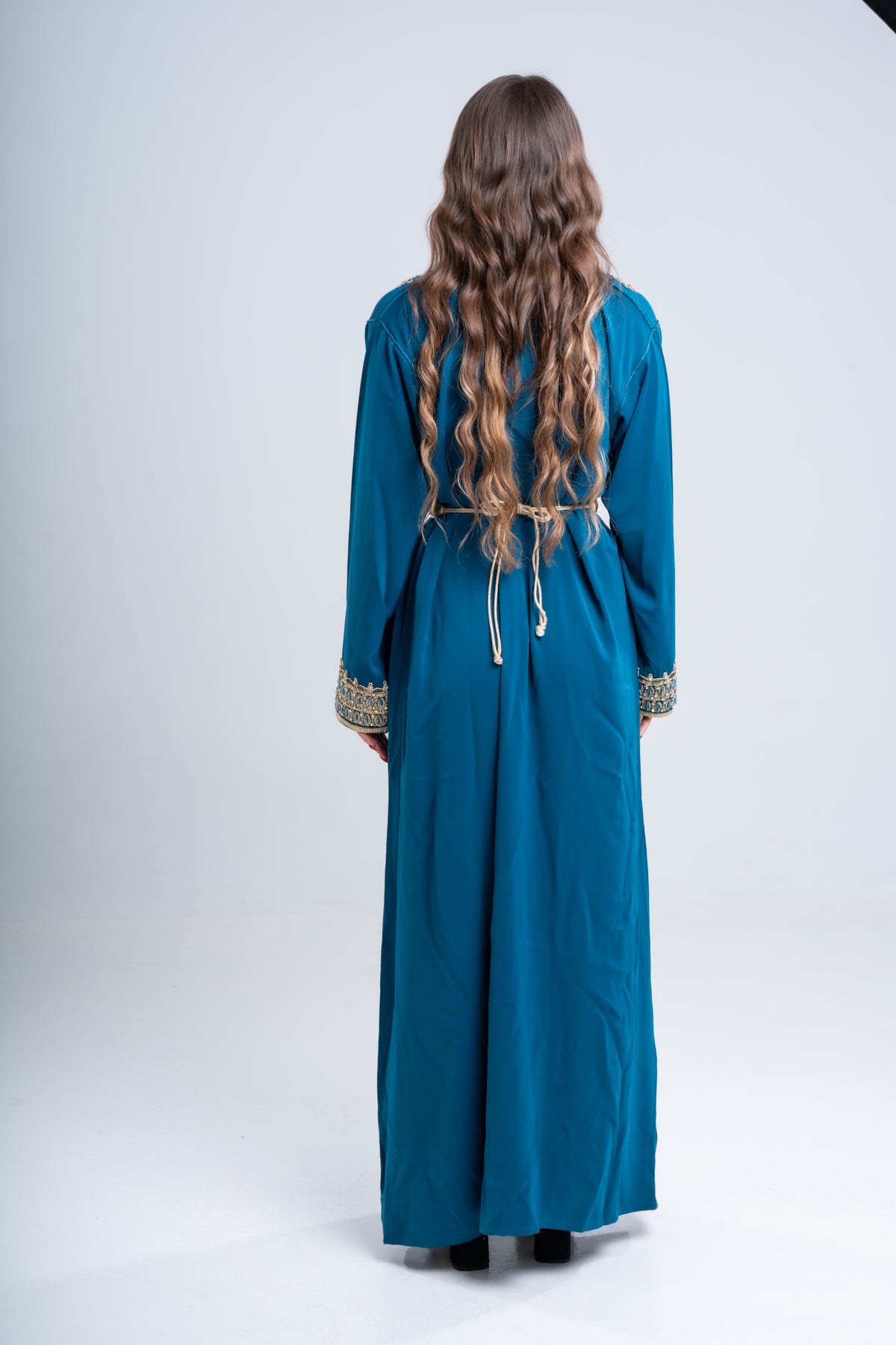 Caftan bleu canard — Jasmine